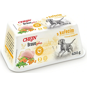 Chejn Bravo Plus with chicken and vegetables 430g