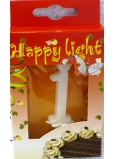 Happy light Cake candle digit 1 in a box