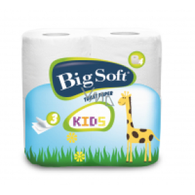 Big Soft Kids Eau de Parfum toilet paper 3 ply 160 snatches 4 pieces