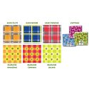 Big Soft Paper napkins 1 ply 33 x 33 cm 50 pieces flower green