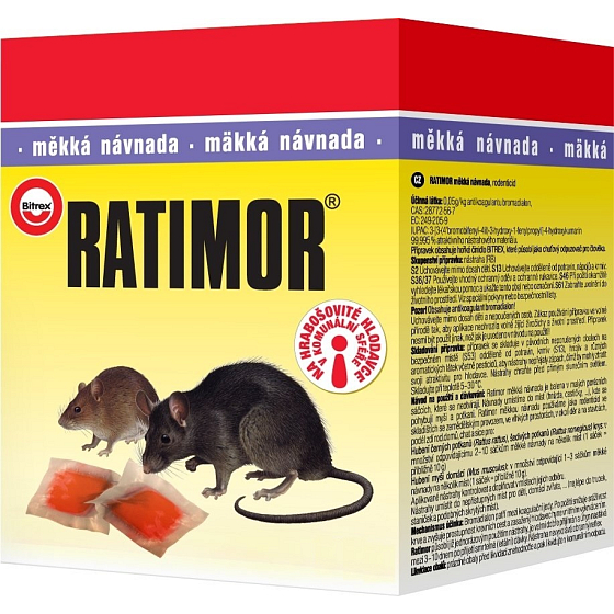 Ratimor soft bait for rodent control 250 g