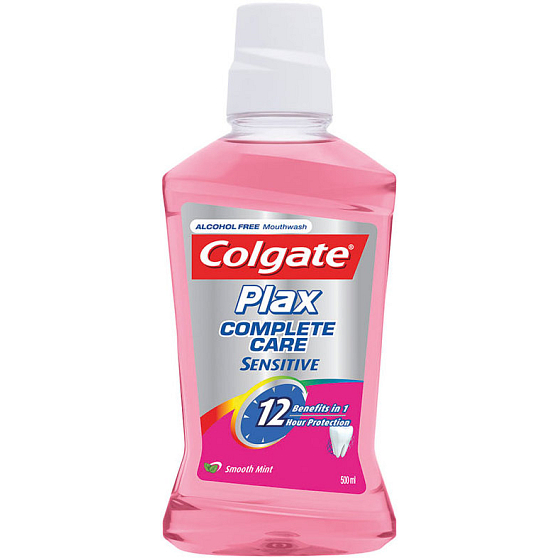 Colgate Plax Complete Care Sensitive Smooth Mint Mouthwash 500 ml