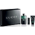 Gucci Guilty Black pour Homme eau de toilette 90 ml + shower gel 50 ml + eau de toilette 8 ml, gift set