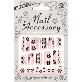Nail Accessory 3D nail stickers No. 5 1 sheet