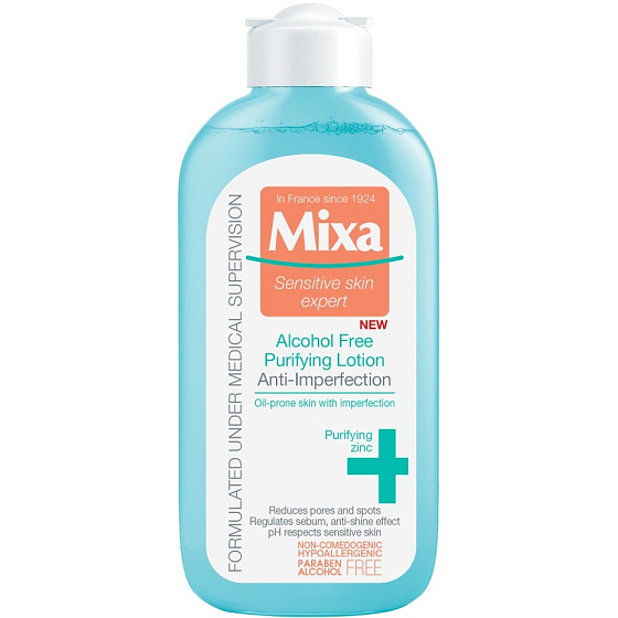 Mixa Anti-Imperfection Alcohol-Free Cleansing Water 200 ml