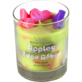 Bomb Cosmetics Forever Together - Appley Ever After Glass Candle Scented natural, handmade candle in glass burns for up to 35 hours