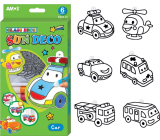 Amos Colors for glass set of 6 colors x 10.5 ml Cars