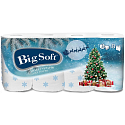Big Soft Winter toilet paper with print 3 ply 160 pieces 8 pieces