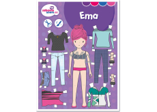 Ditipo Paper cutouts with coloring pages Ema 210 x 310 mm
