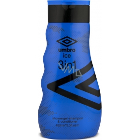 Umbro Ice shower gel, shampoo and conditioner 3 in 1 for men 400 ml