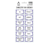 Arch Stickers for Spice Jars Lavender Salt - Basic Types of Spices