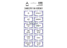 Arch Stickers for Spice Jars Lavender Salt - Basic Types of Spices