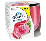 Glade by Brise Seductive peony and Cherry scented candle in glass, burning time up to 30 hours 120 g