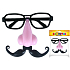 Glasses with glowing nose