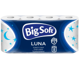 Big Soft Luna Toilet Paper White 160 pieces 3 ply 8 pieces