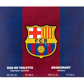 FC Barcelona eau de toilette for men 100 ml + deodorant spray 150 ml, gift set