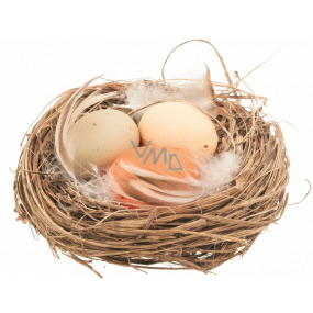 Nest with eggs 7 cm