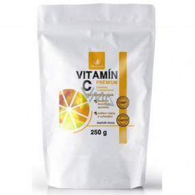 Allnature Vitamin C Premium 100% pure powder to support immunity and reduce fatigue and exhaustion, food supplement 250 g