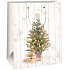 Ditipo Gift paper bag 26.4 x 13.6 x 32.7 cm tree with gifts