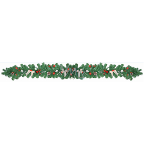 Conifer garland with natural jute ribbon 180 cm