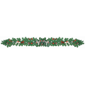 Conifer garland with natural jute ribbon 180 cm