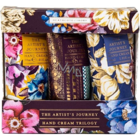 Heathcote & Ivory The Artist's Journey hand and nail cream 3 x 30 ml, cosmetic set