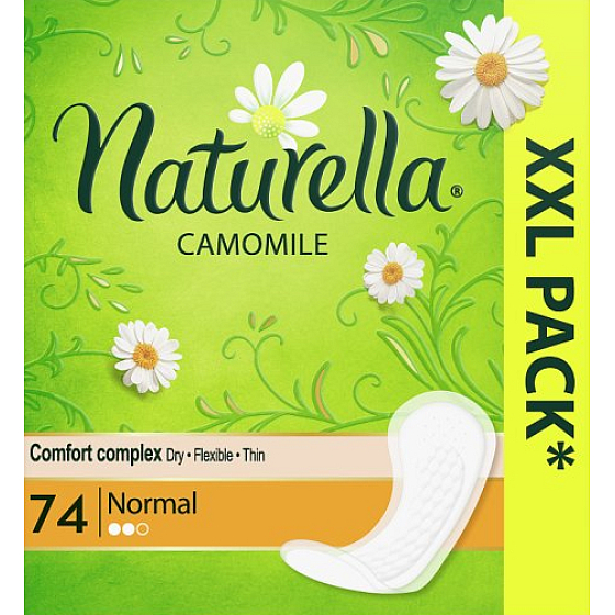 Naturella Normal intimate pads with chamomile 74 pieces