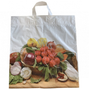 Plastic bag 46 x 43 cm with handle Vegetables