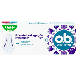 O.B. ExtraProtect Super Plus tampons, 16 pcs O.B. ExtraProtect Super Plus tampons, 16 pcs
