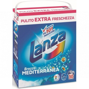 Lanza Brezza Mediterranea - Mediterranean Breeze washing powder for white and coloured linen 50 doses 3,125 kg