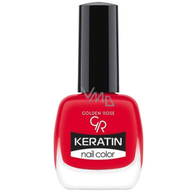 Golden Rose Keratin Nail Color Nail Lacquer 36 Red Color 10,5 ml
