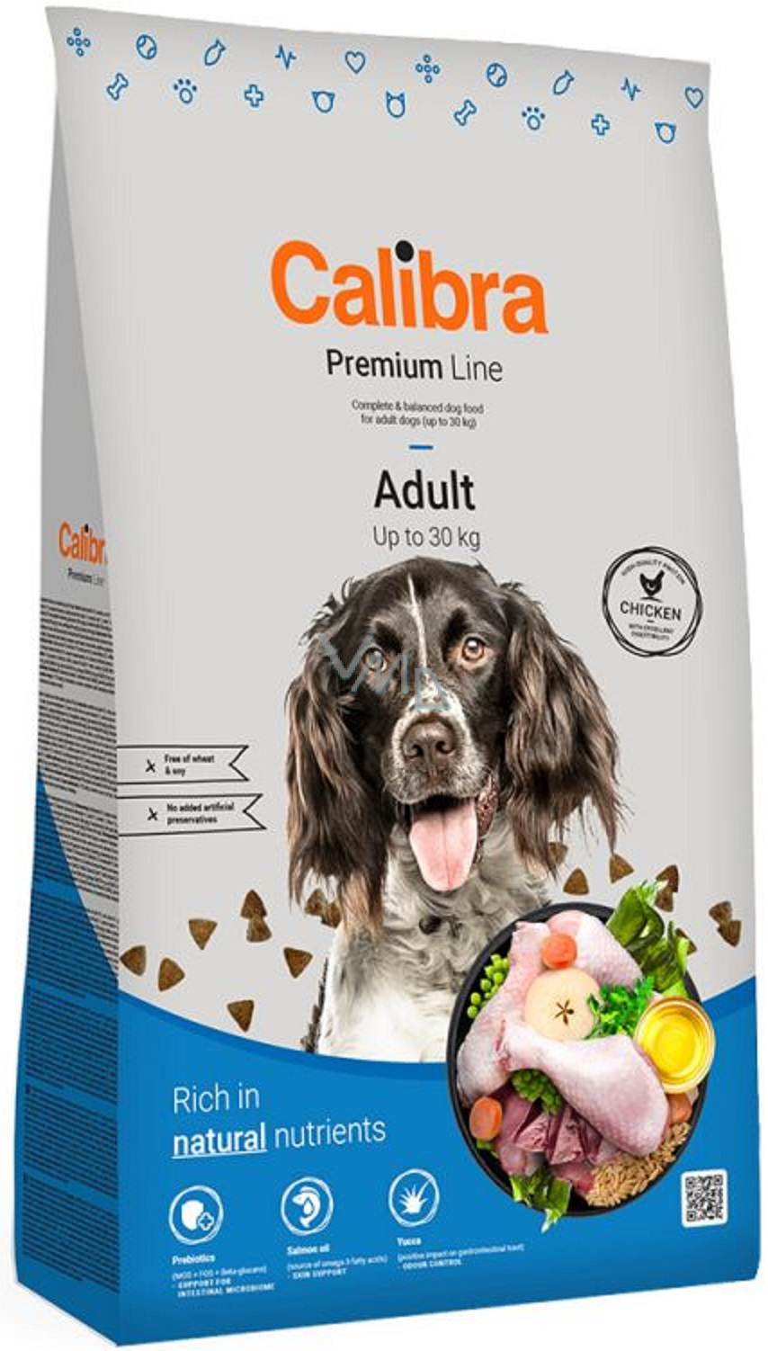 Calibra Dog Premium Line complete food for adult dogs 12 kg VMD