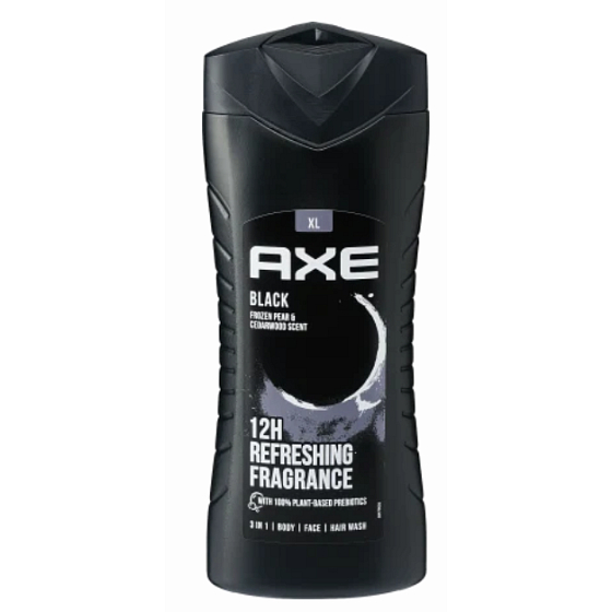 Axe Black 3in1 shower gel for body, hair and face for men 400 ml