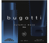 Bugatti Dynamic Move Blue eau de toilette 100 ml + shower gel 200 ml, gift set for men