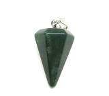 Chalcedony pendulum natural stone 2,2 cm