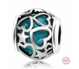 Charm Sterling silver 925 Starry sky, bead on bracelet universe