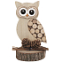 Wooden owl for display 7 x 14 cm