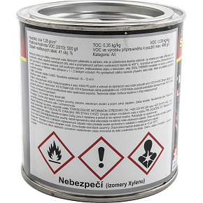 Biopol Paints Silicone Silver, heat resistant up to 500 °C, 350 g