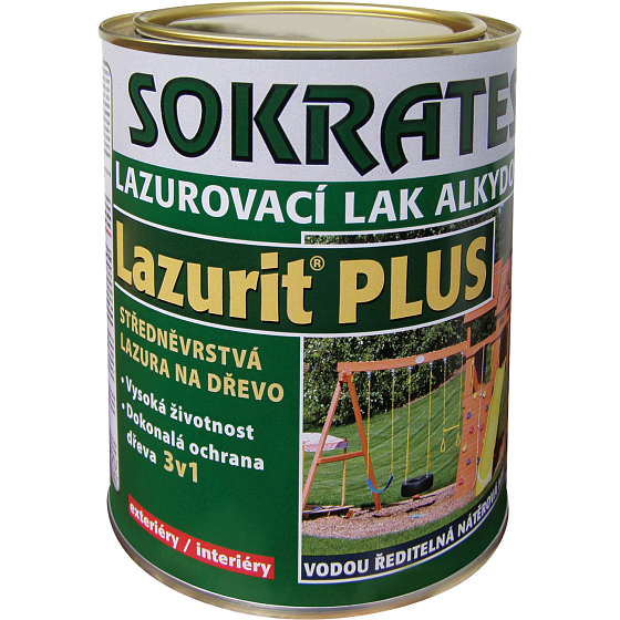 Sokrates Lazurit Plus semi-transparent wood stain, colorless, 2 kg