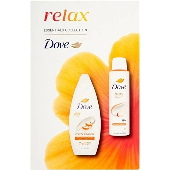 Dove Fruity Nourish gift set shower gel 250 ml + deodorant 150 ml