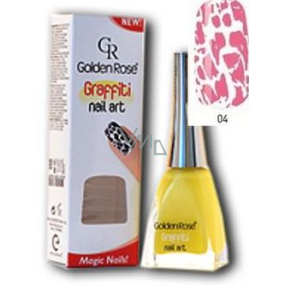 Golden Rose Graffiti Nail Art crackling nail polish shade 04 12 ml