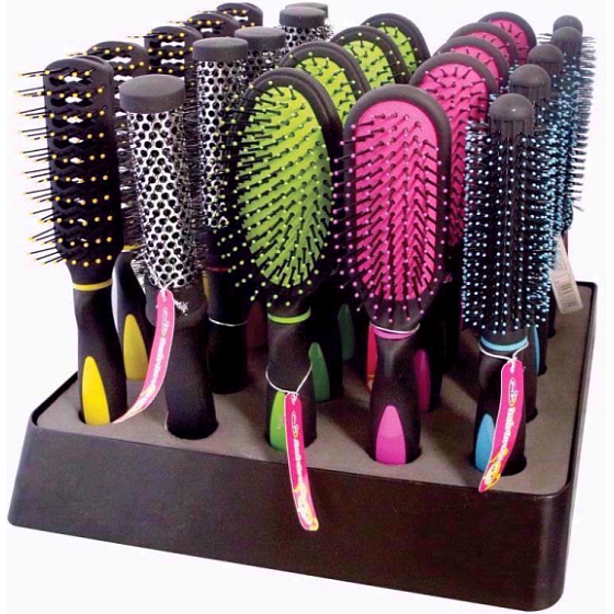 Glamorize Green Oval Hair Brush 1 piece