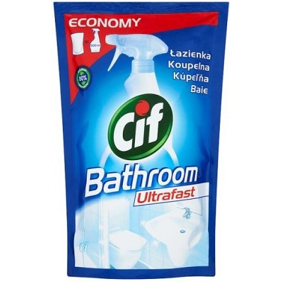 Cif Bathroom Ultrafast liquid detergent refill 500 ml