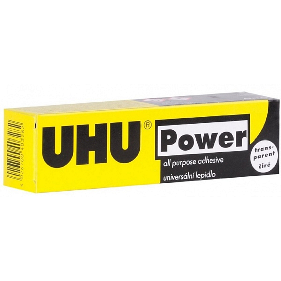 Uhu Power Transparent Clear universal waterproof contact adhesive very strong 42 g