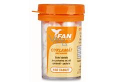 Fan Cyclamate Artificial sweetener saccharin 10 g 160 tablets