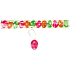 Marbled plastic eggs for hanging 4 cm 12 pieces in a package