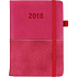 Albi Diary 2018 with pencil elastic Pink halved 10.3 cm × 14.5 cm × 1.4 cm