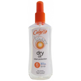 Calypso Dry Oil SPF6 Suntan Oil 200 ml