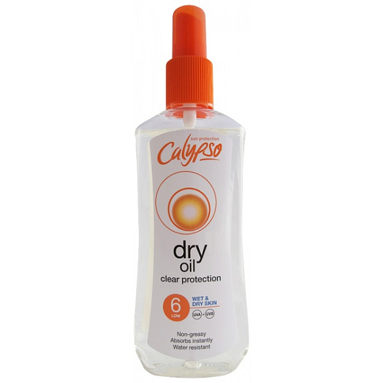 Calypso Dry Oil SPF6 Tanning Oil 200 ml