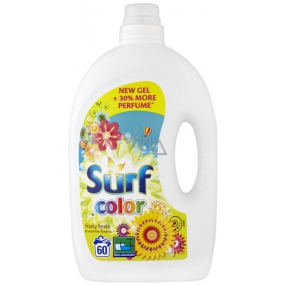 Surf Color Fruity Fiesta & Summer Flowers gel for washing colored laundry 60 doses of 3 l